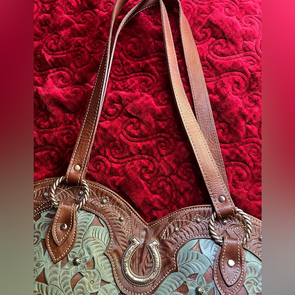 American West Genuine Leather Purse - Picture 12 of 15